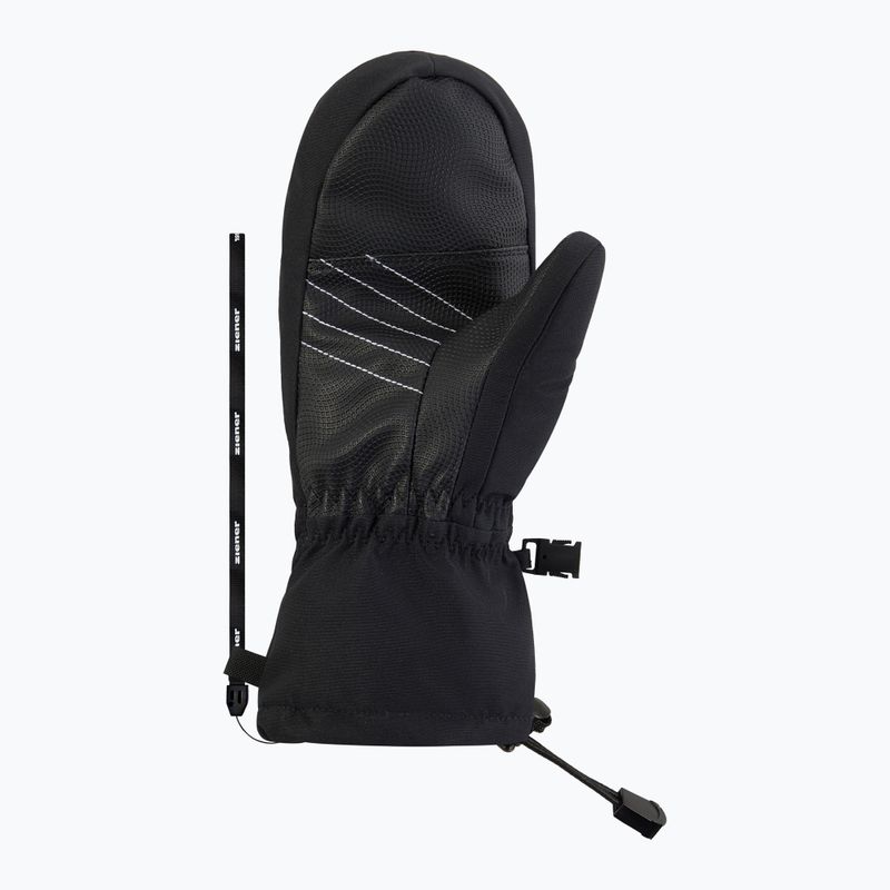 Детски скиорски ръкавици ZIENER Lavalino-Z Aquashield AW Mitten black/red leo 3