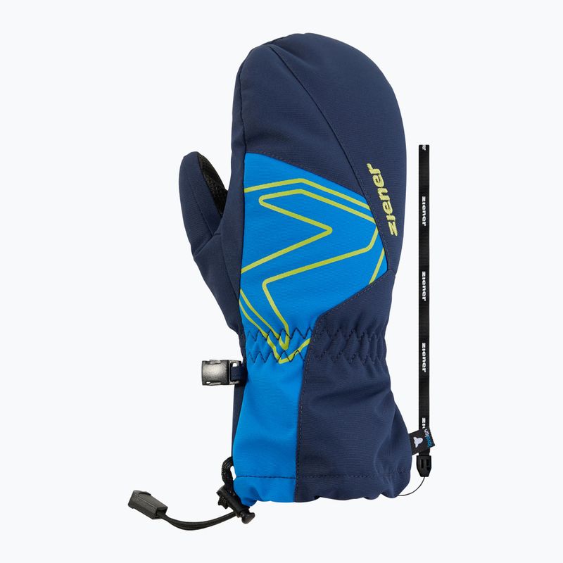 Детски скиорски ръкавици ZIENER Lavalino-Z Aquashield AW Mitten dark navy/cobalt blue 2