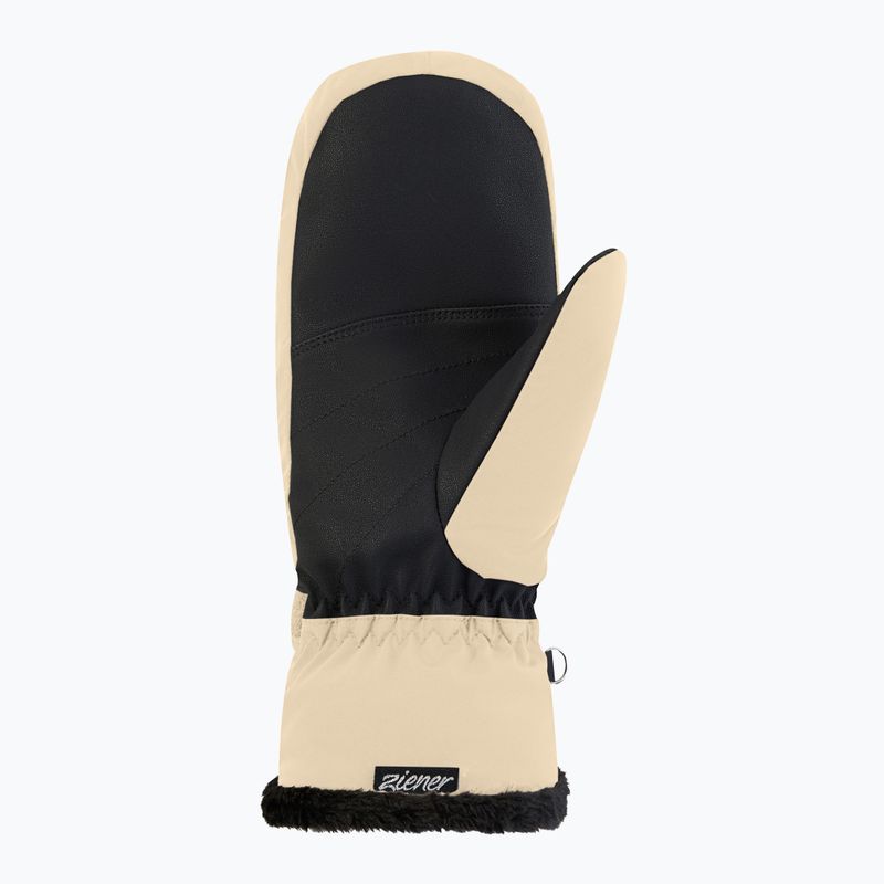Дамски скиорски ръкавици Ziener Keaki-Z Aquashield PR Mitten Glove soft taupe 3