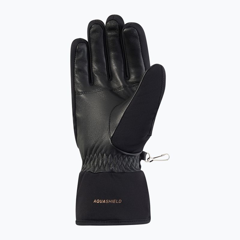 Дамски скиорски ръкавици Ziener Kehnia-Z Aquashield PR Glove black/rose metallic 3