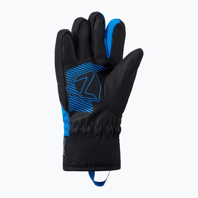 Детски скиорски ръкавици ZIENER Luuki-Z Aquashield black/persian blue 3