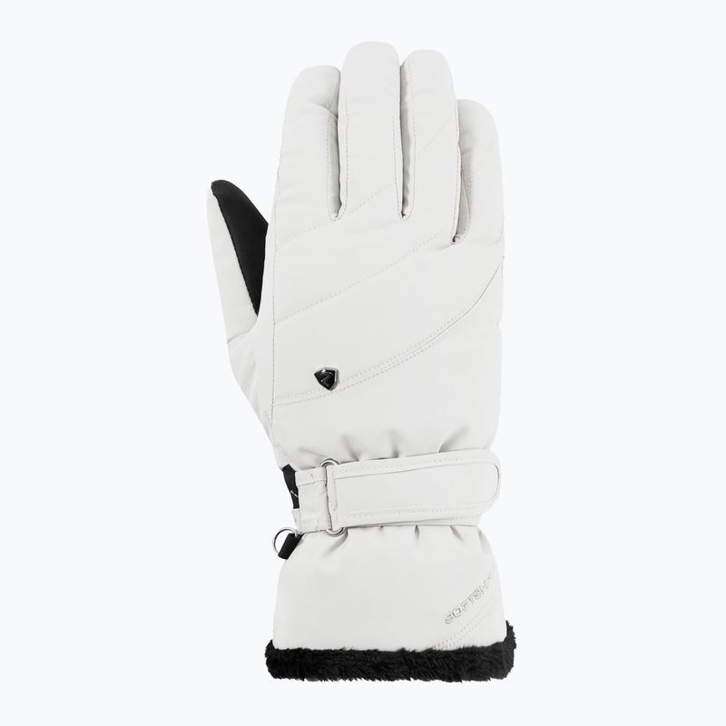 Дамски скиорски ръкавици ZIENER Keaka-Z Aquashield PR white 2