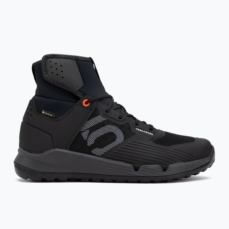 Мъжки обувки с платформа за колоездене adidas FIVE TEN Trailcross GTX core black/grey three/solar red 2