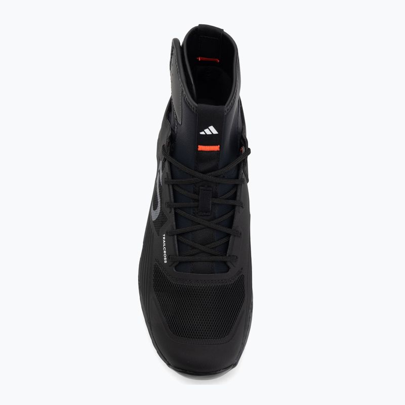 Мъжки обувки с платформа за колоездене adidas FIVE TEN Trailcross GTX core black/grey three/solar red 5