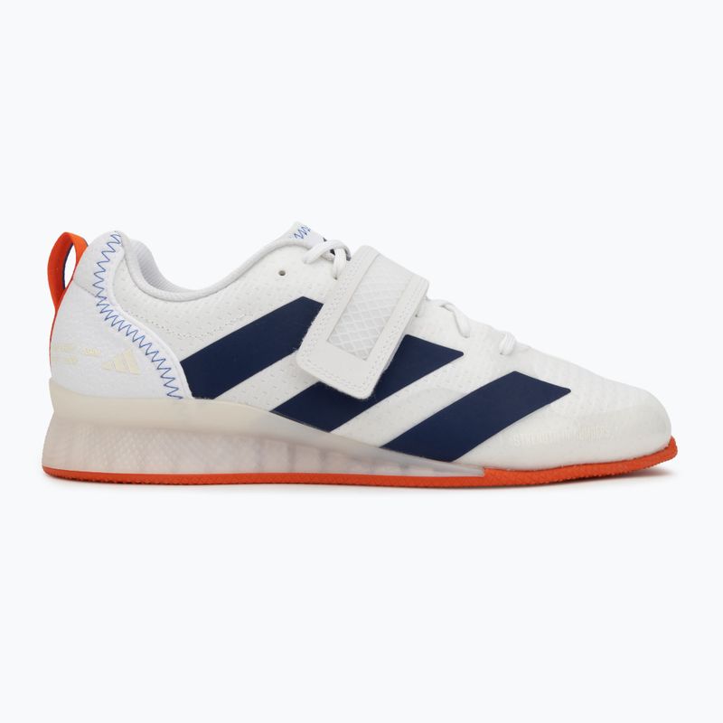 Обувки за вдигане на тежести adidas Adipower Weightlifting III Footwear white/dark blue/royal blue 2