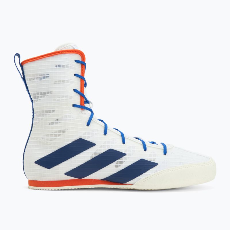 Боксьорски обувки adidas Box Hog 4 white/navy 2