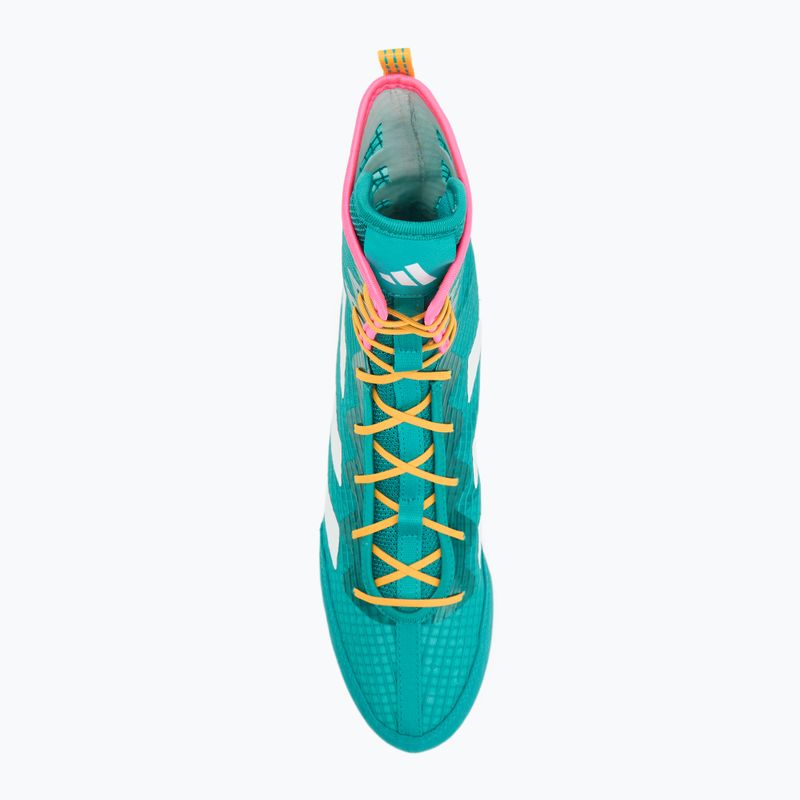 Боксьорски обувки adidas Box Hog 4 turquoise 5