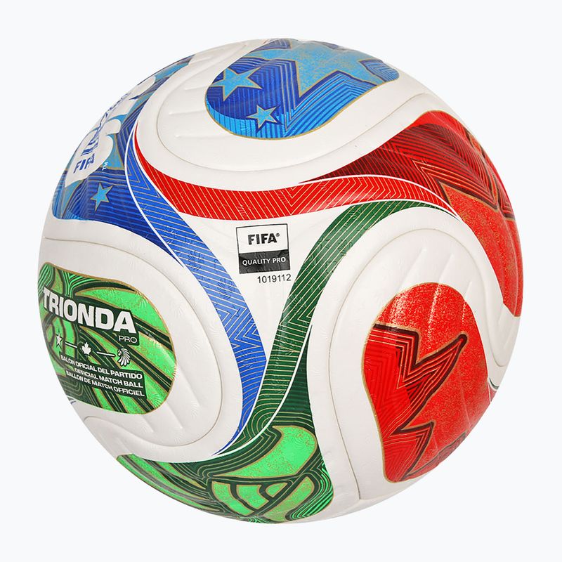 Футболна топка Adidas Trionda Pro World Cup white/blue размер 5 3