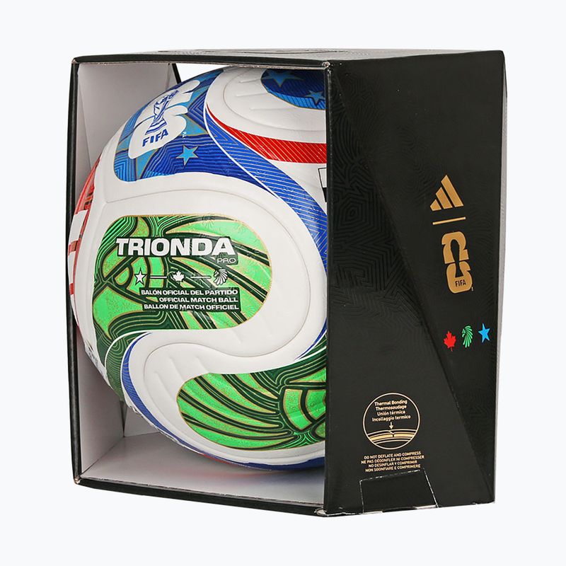 Футболна топка Adidas Trionda Pro World Cup white/blue размер 5 7
