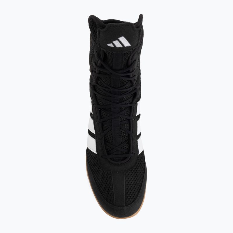 Мъжки боксьорски обувки adidas Box Hog Wide black/white 5