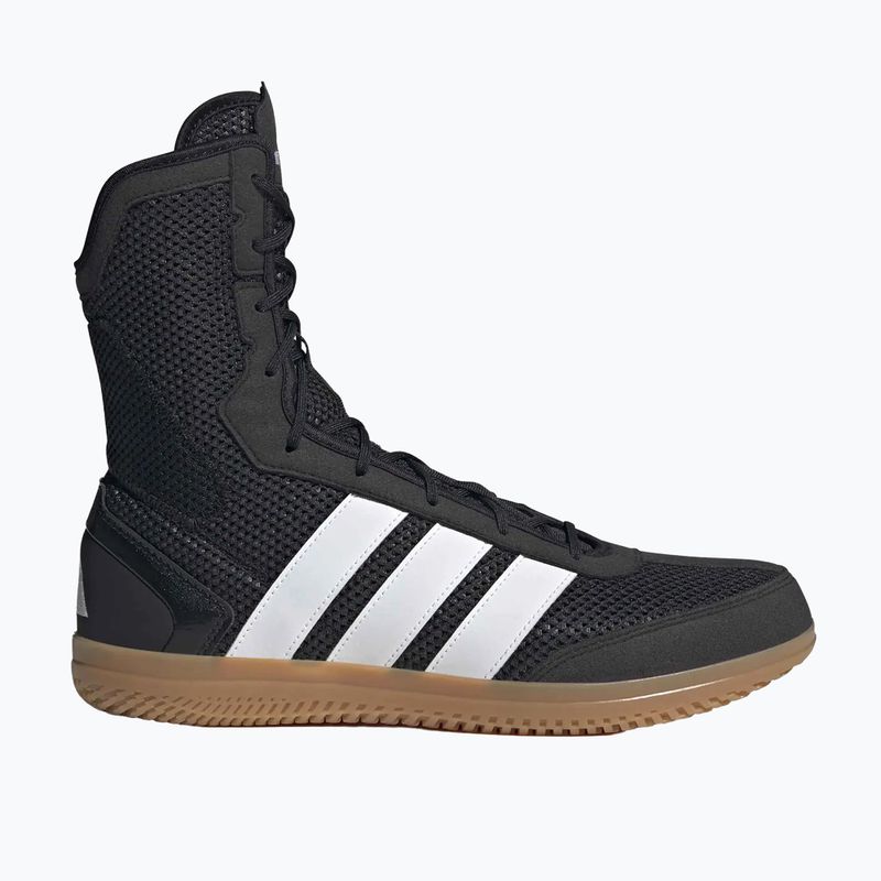 Мъжки боксьорски обувки adidas Box Hog Wide black/white 2