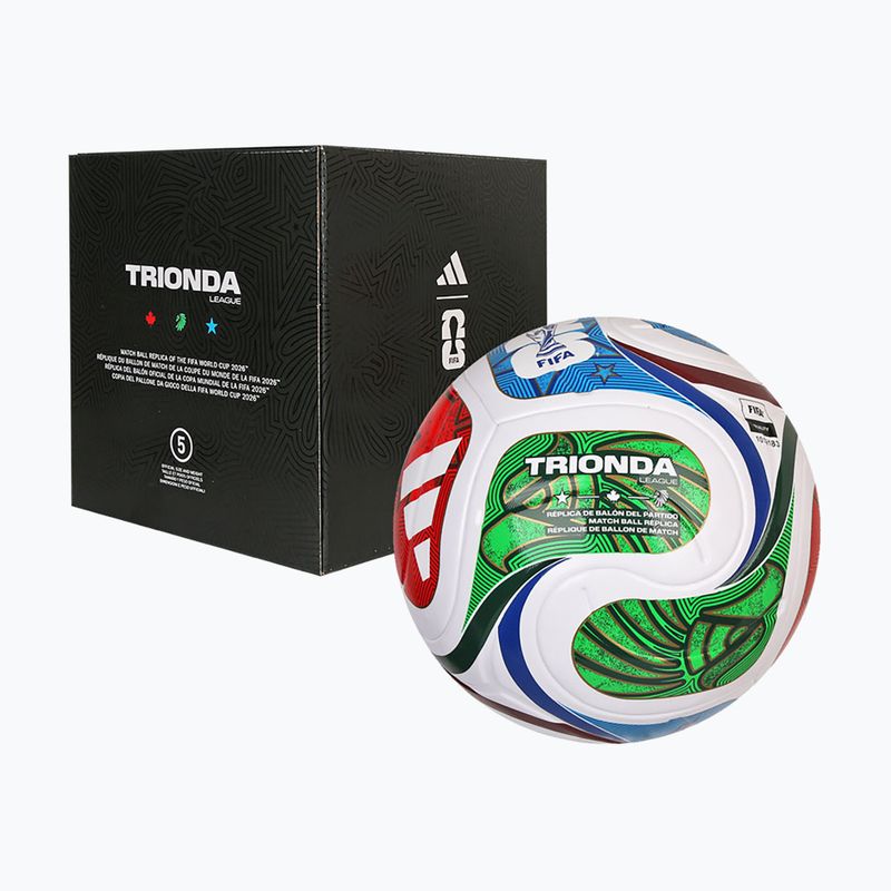 Футболна топка Adidas Trionda League Box World Cup multicolor размер 5 2