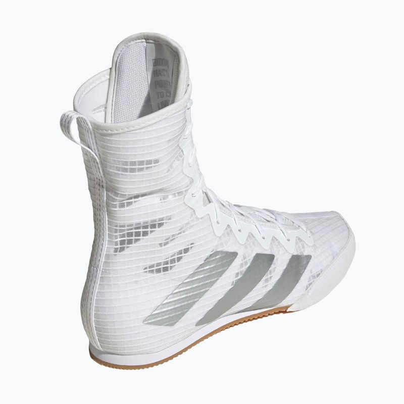 Боксьорски обувки adidas Box Hog 4 white/silver 2