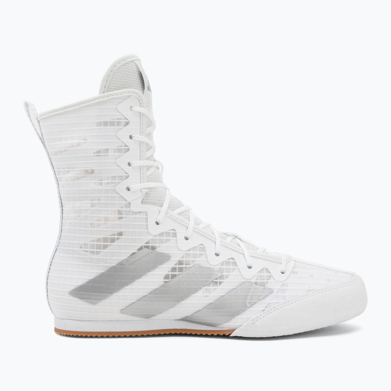 Боксьорски обувки adidas Box Hog 4 white/silver 2