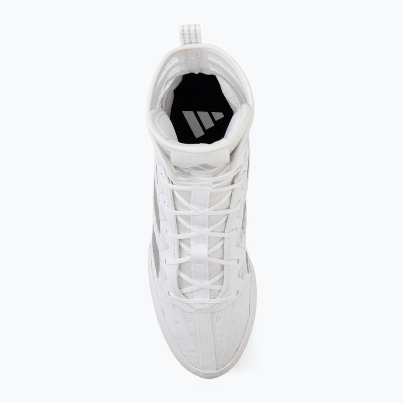 Боксьорски обувки adidas Box Hog 4 white/silver 5