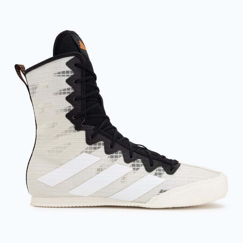 Боксьорски обувки adidas Box Hog 4 Orbit Grey/Ftwr White/Pure Orange 2