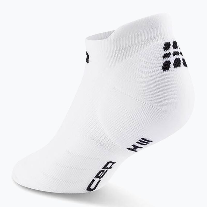 CEP Компресионни чорапи за жени Run No Show 5.0 white 3