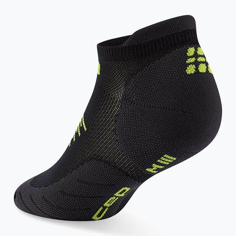 CEP Компресионни чорапи за жени Run No Show 5.0 black/lime 3