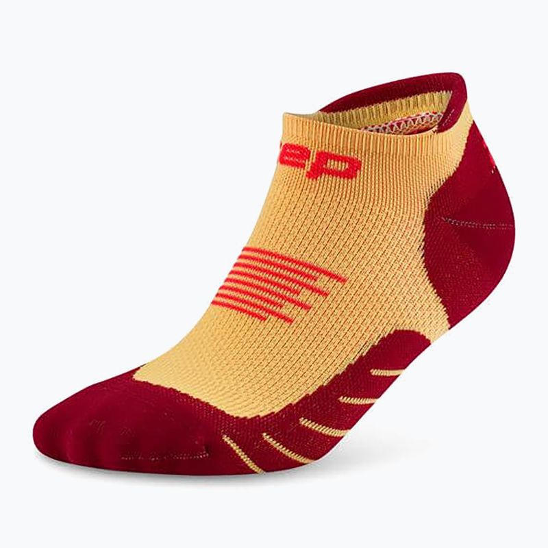 CEP Компресионни чорапи за жени Run No Show 5.0 marigold/burgundy 2