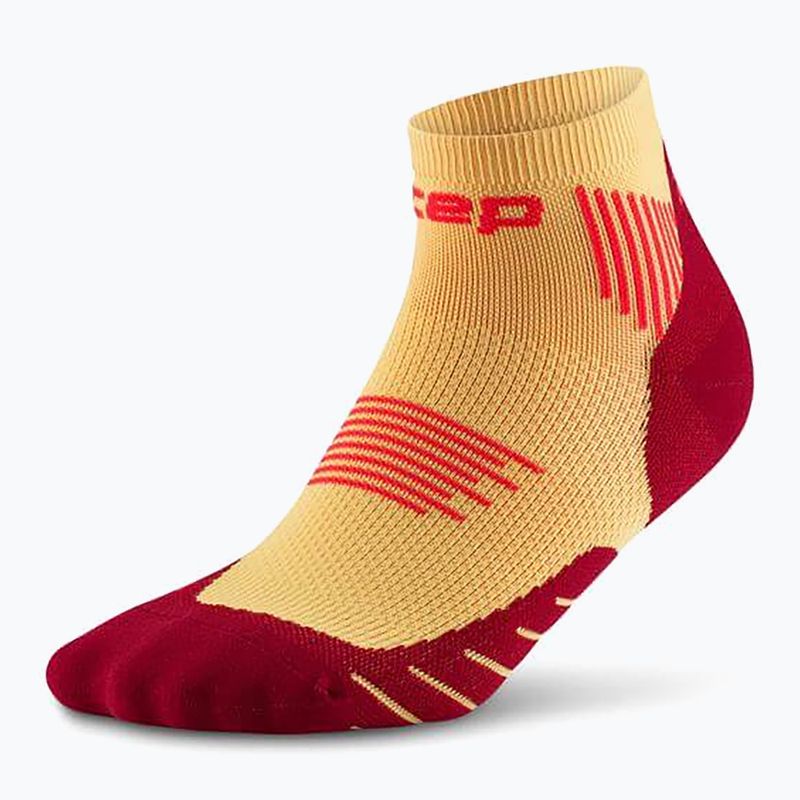 CEP дамски чорапи за компресия Run Low Cut 5.0 marigold/burdony 2