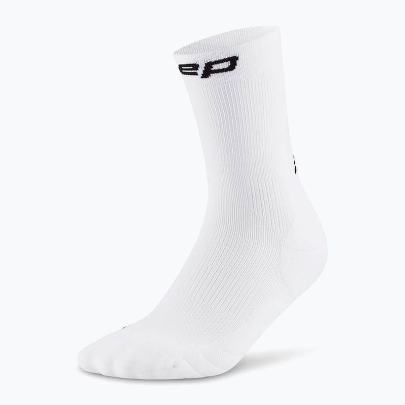 CEP Мъжки чорапи за компресия Run Mid Cut 5.0 white 2