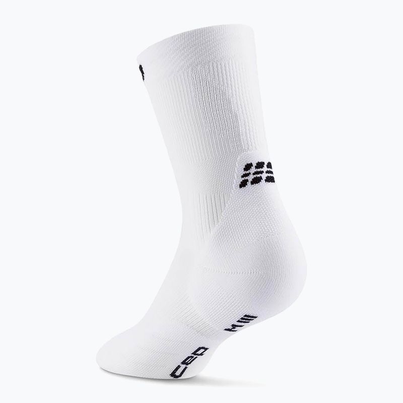 CEP Мъжки чорапи за компресия Run Mid Cut 5.0 white 3