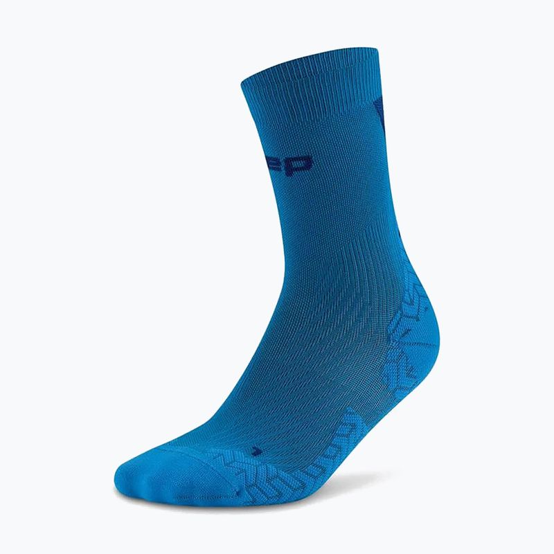 Мъжки компресионни чорапи CEP Ultralight Mid Cut 4.0 blue/dark blue 2