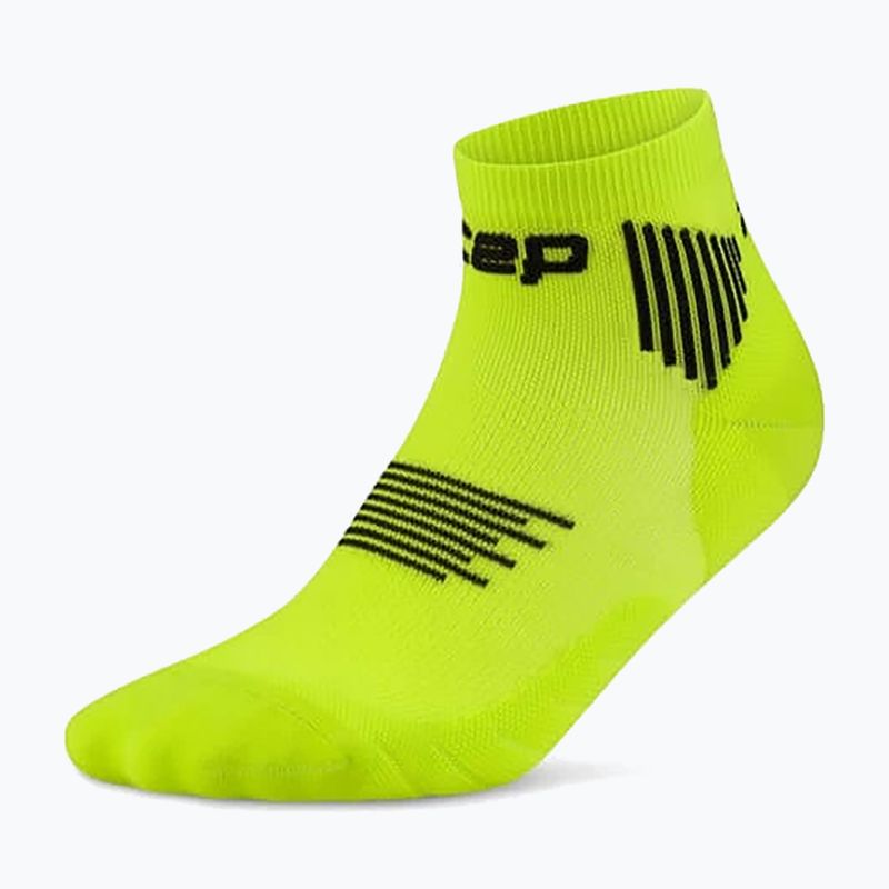 Дамски компресионни чорапи CEP Run Low Cut 5.0 lime/black 2