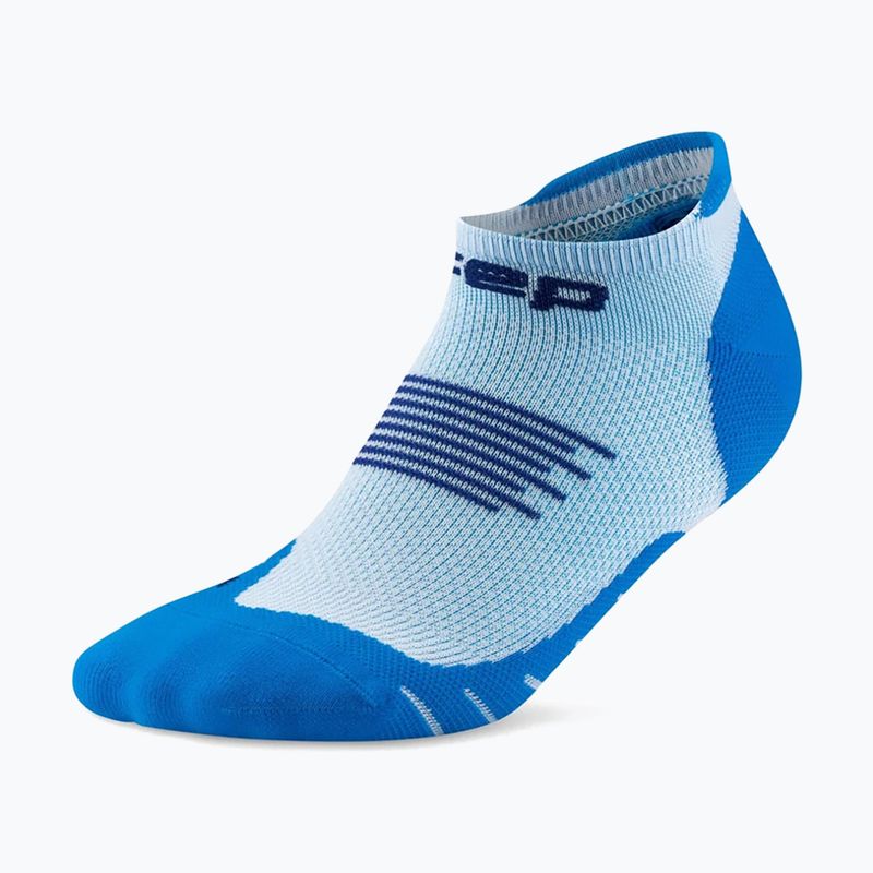 Мъжки компресионни чорапи Cep Run No Show 5.0 blue/ice 2