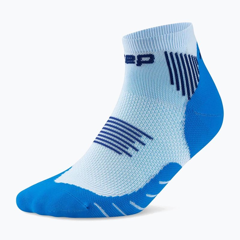 Мъжки компресионни чорапи CEP Run Low Cut 5.0 blue/ice 2