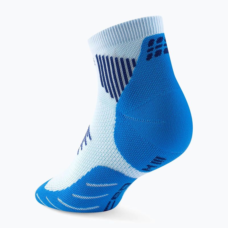 Мъжки компресионни чорапи CEP Run Low Cut 5.0 blue/ice 3