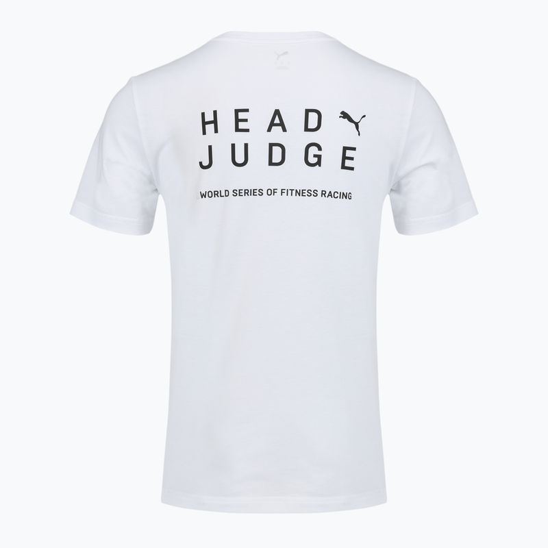 Мъжка тениска за тренировка PUMA Hyrox Head Judge white 2