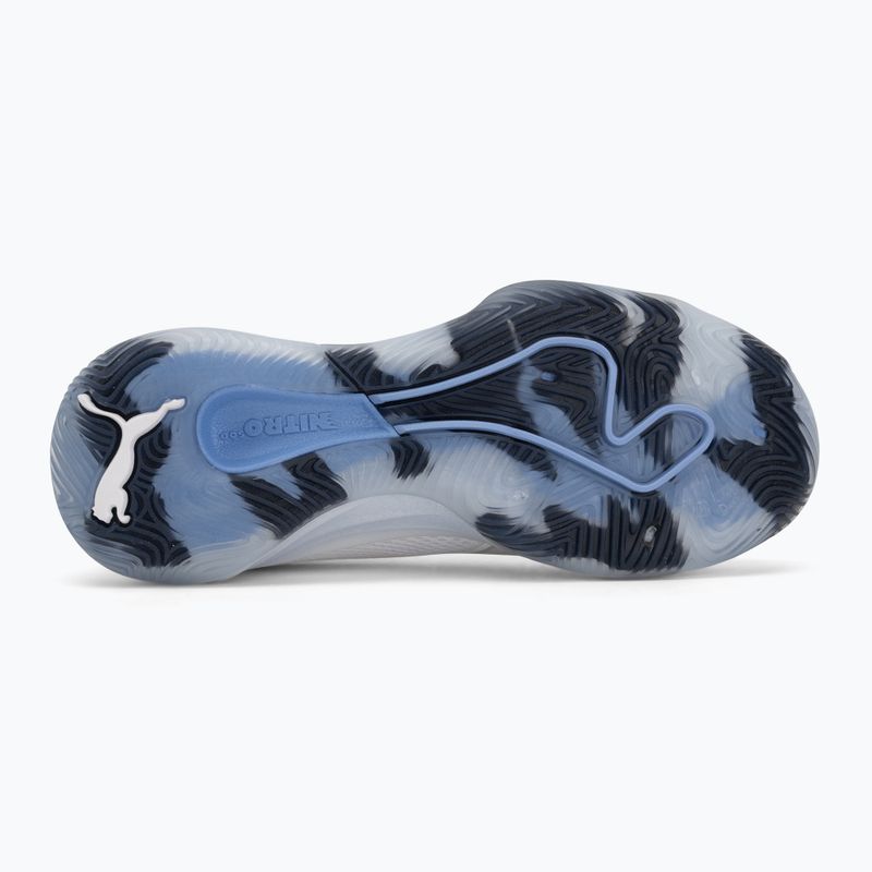 Обувки за хандбал PUMA Eliminate NITRO SQD 4 puma white/baltic sea blue/fresh water 4