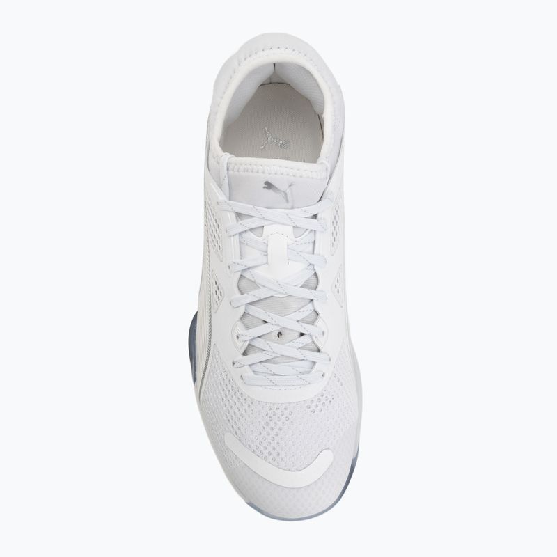 Обувки за хандбал PUMA Eliminate NITRO SQD 4 puma white/baltic sea blue/fresh water 5