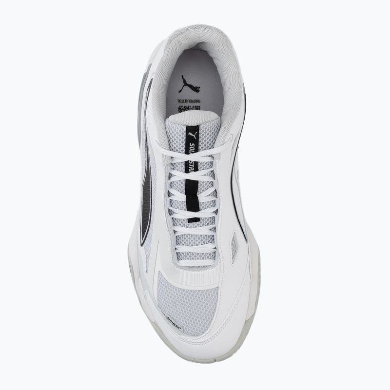 Мъжки обувки за хандбал PUMA Solarstrike 4 puma white/puma black/silver 5