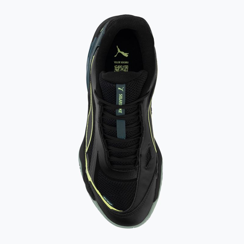 Мъжки обувки за хандбал PUMA Solarstrike 4 puma black/green terrain/fizzy light 5