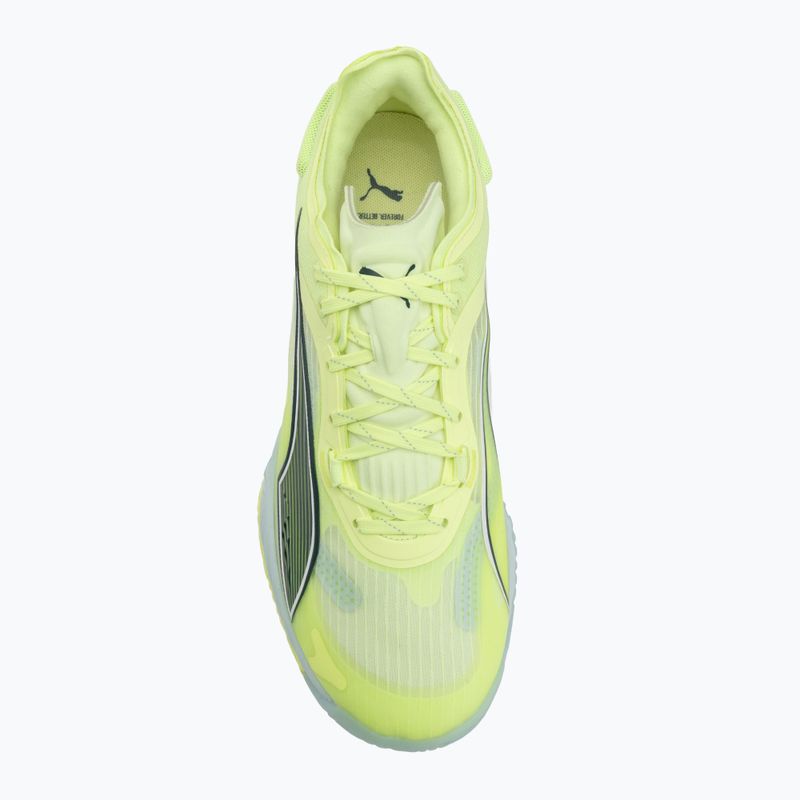 Обувки PUMA Accelerate NITRO SQD 4 puma fizzy light/green terrain/puma white/puma silver 5