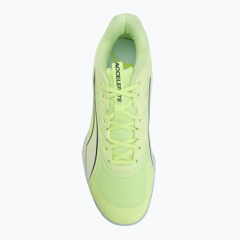 Обувки за хандбал PUMA Accelerate Pro 4 fizzy light/green terrain/light moss/puma white 5
