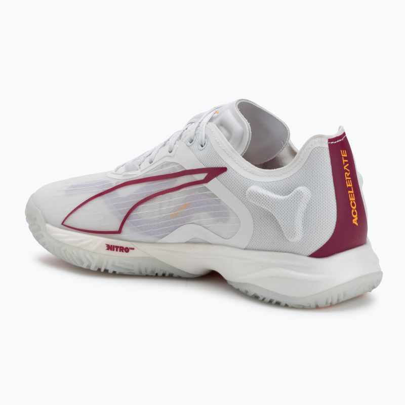 Дамски обувки PUMA Accelerate NITRO SQD 4 puma white/berry/lilaccrush/hautetropic/heatfire 3