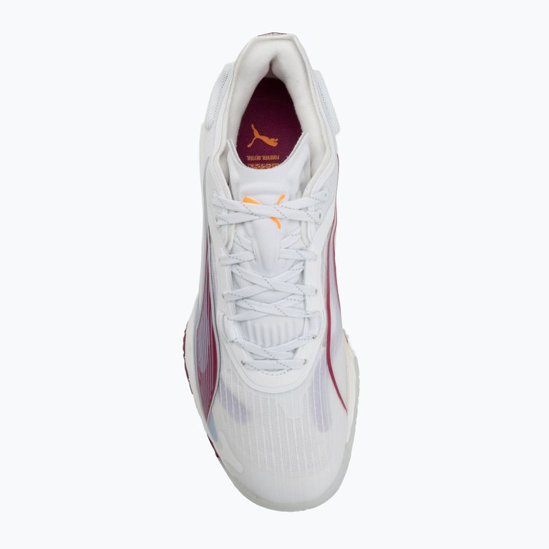 Дамски обувки PUMA Accelerate NITRO SQD 4 puma white/berry/lilaccrush/hautetropic/heatfire 5