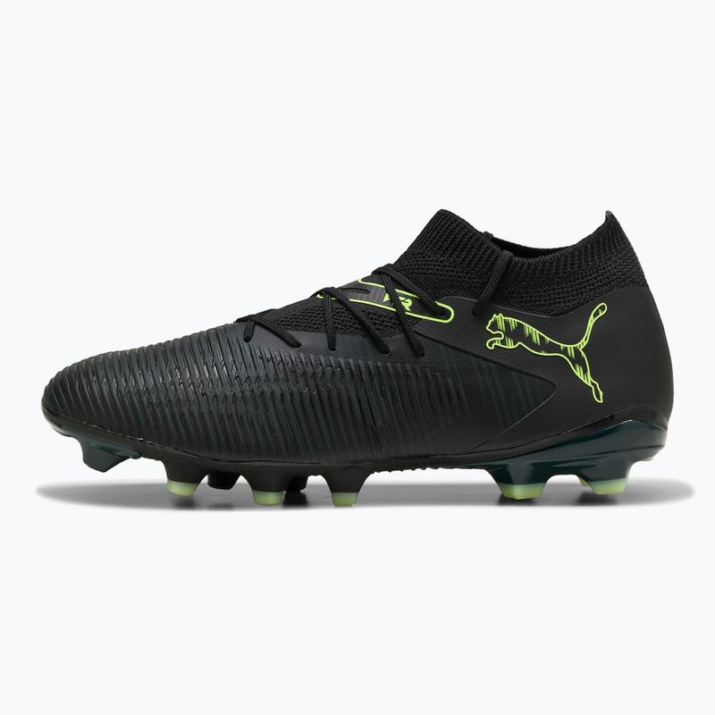 Мъжки футболни обувки PUMA Future 8 Match FG/AG puma black/fizzy light/green terrain