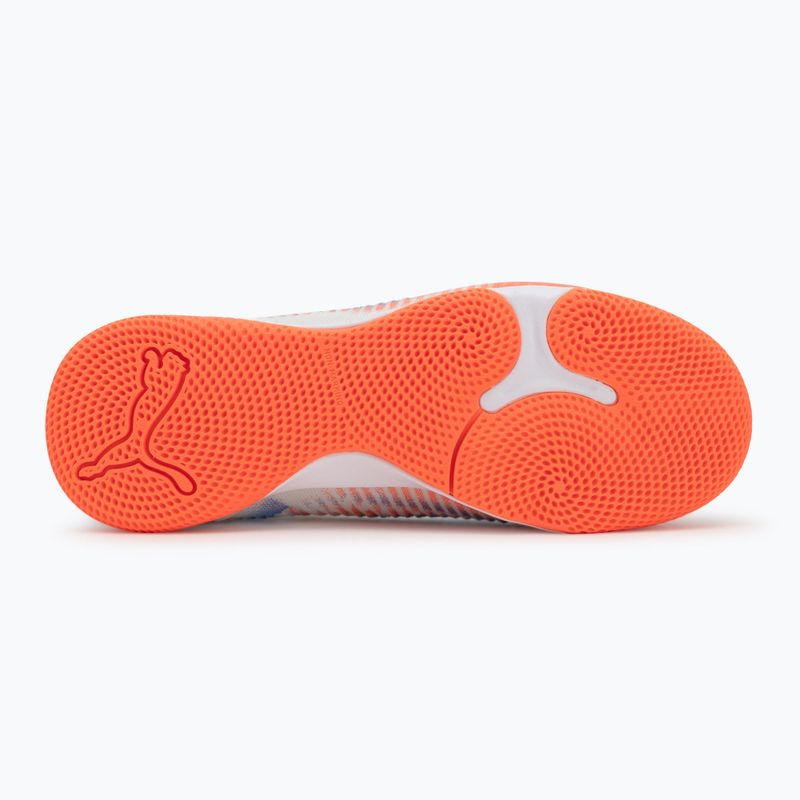 Детски футболни обувки PUMA Future 8 Match It + Mid Jr puma white/puma black/glowing red 4