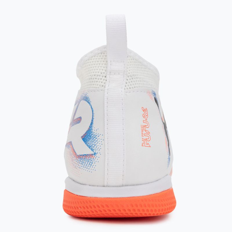 Детски футболни обувки PUMA Future 8 Match It + Mid Jr puma white/puma black/glowing red 6