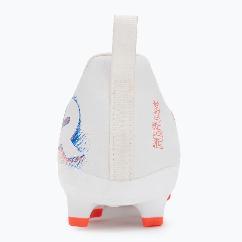 Детски футболни обувки PUMA Future 8 Match LL FG/AG Jr puma white/puma black/glowing red 6