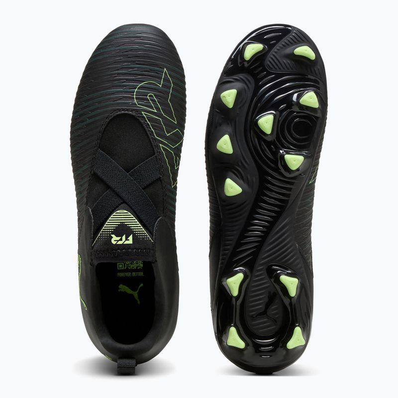 Детски футболни обувки PUMA Future 8 Match LL FG/AG Jr puma black/fizzy light/green terrain 10