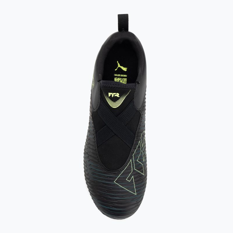 Детски футболни обувки PUMA Future 8 Match LL FG/AG Jr puma black/fizzy light/green terrain 5