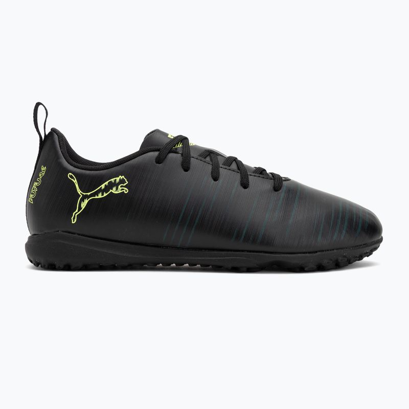 Детски футболни обувки PUMA Future 8 Play TT Jr puma black/fizzy light/green terrain 2