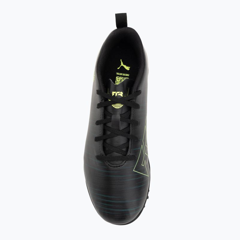 Детски футболни обувки PUMA Future 8 Play TT Jr puma black/fizzy light/green terrain 5