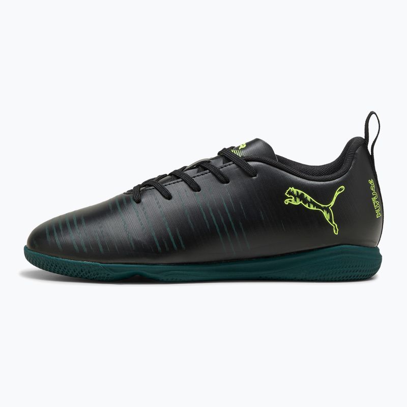 Детски футболни обувки PUMA Future 8 Play It Jr puma black/fizzy light/green terrain 8