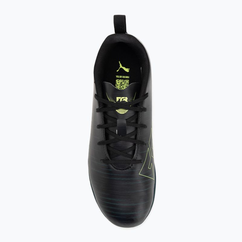 Детски футболни обувки PUMA Future 8 Play It Jr puma black/fizzy light/green terrain 5